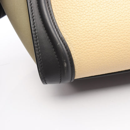 ラゲージ ナノショッパー ハンドバッグ レザー ヌバック アイボリー ブラック グレーベージュ 2WAY セリーヌ バッグ CELINE