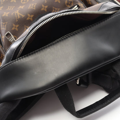 ジョッシュ モノグラムマカサー バックパック リュックサック PVC レザー ブラウン ブラック ルイヴィトン バッグ LOUIS VUITTON