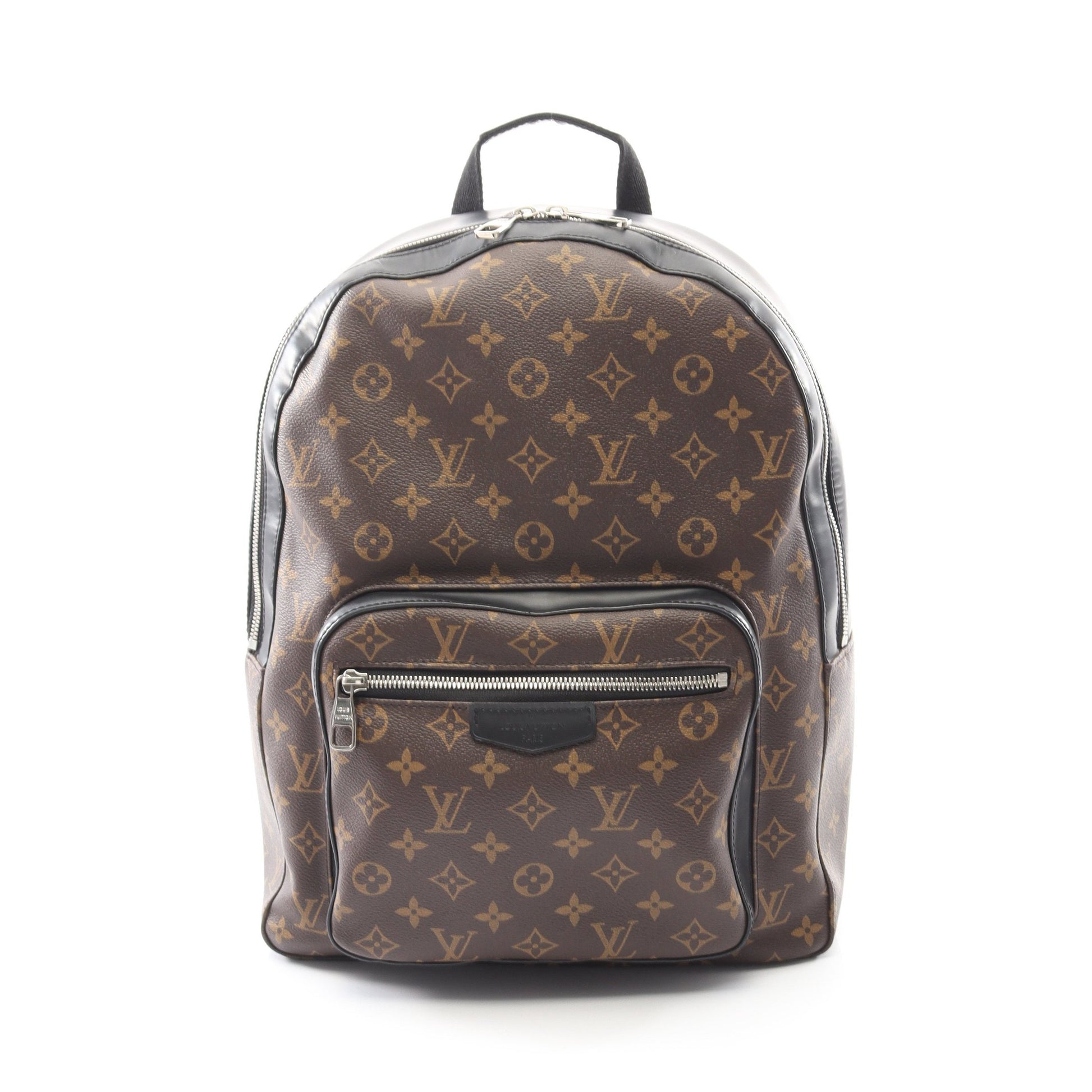 ジョッシュ モノグラムマカサー バックパック リュックサック PVC レザー ブラウン ブラック ルイヴィトン バッグ LOUIS VUITTON