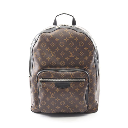 ジョッシュ モノグラムマカサー バックパック リュックサック PVC レザー ブラウン ブラック ルイヴィトン バッグ LOUIS VUITTON