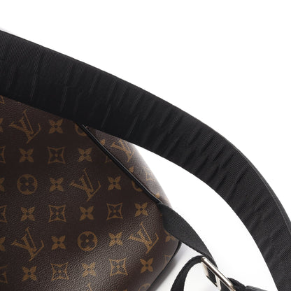 ジョッシュ モノグラムマカサー バックパック リュックサック PVC レザー ブラウン ブラック ルイヴィトン バッグ LOUIS VUITTON