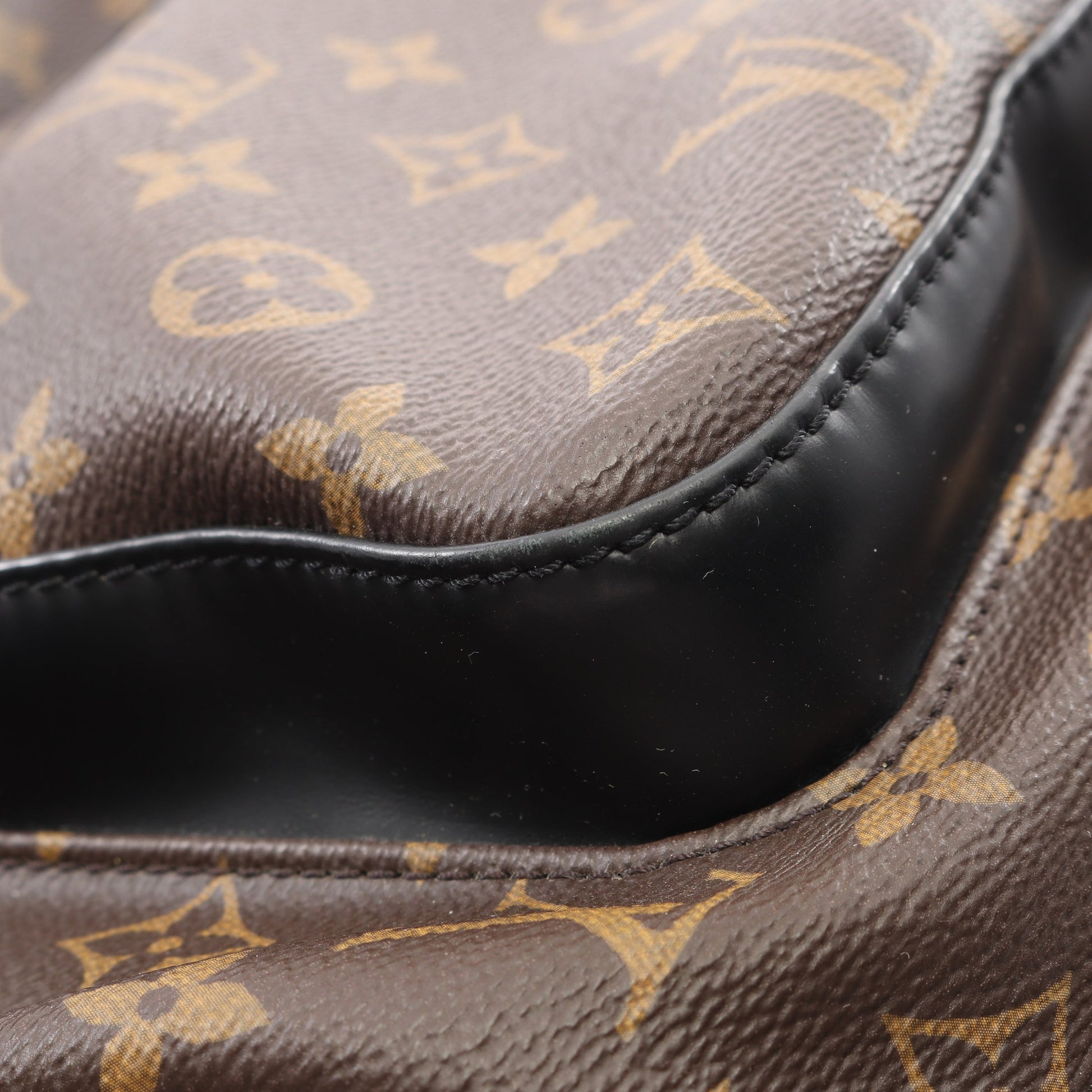 ジョッシュ モノグラムマカサー バックパック リュックサック PVC レザー ブラウン ブラック ルイヴィトン バッグ LOUIS VUITTON