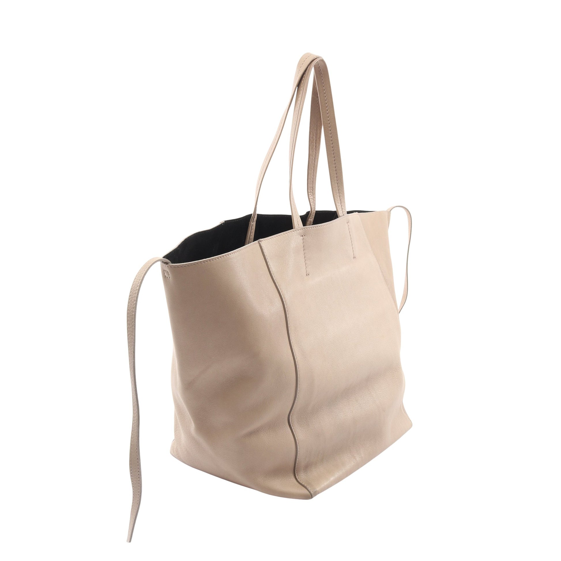 カバファントム ハンドバッグ トートバッグ レザー グレーベージュ セリーヌ バッグ CELINE