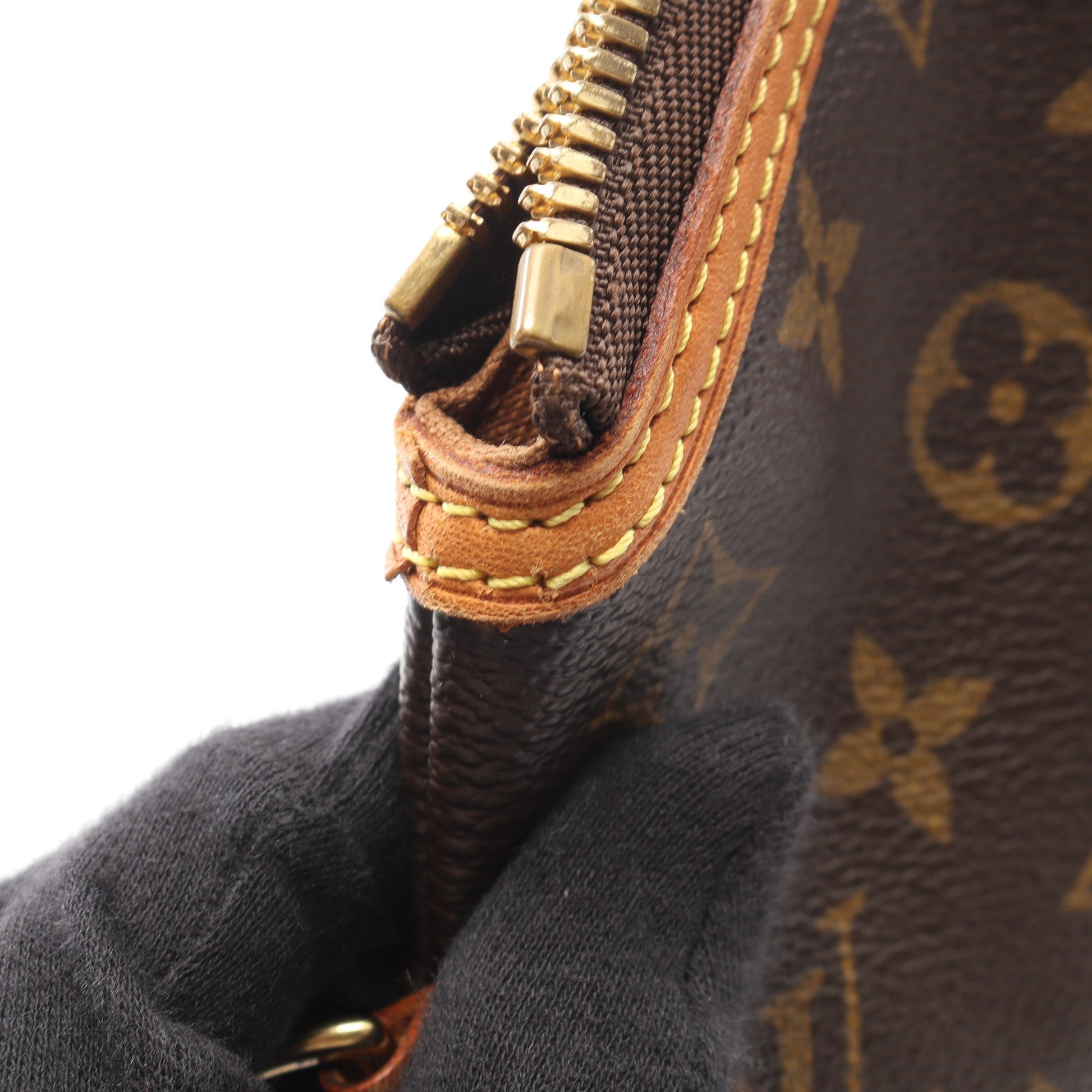 ロックイット ヴェルティカル モノグラム ハンドバッグ PVC レザー ブラウン ルイヴィトン バッグ LOUIS VUITTON