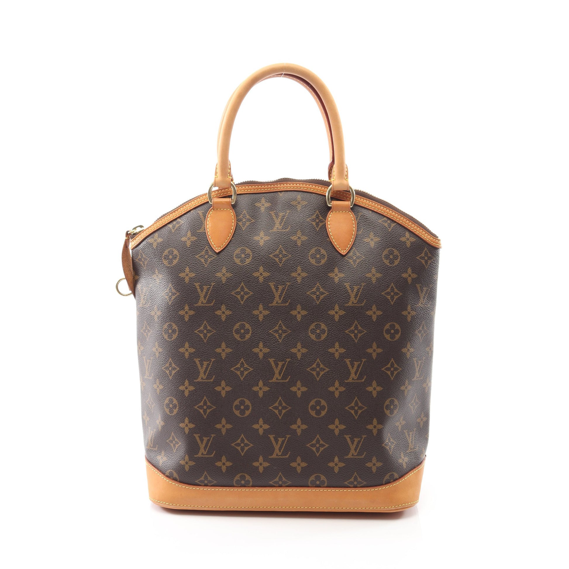 ロックイット ヴェルティカル モノグラム ハンドバッグ PVC レザー ブラウン ルイヴィトン バッグ LOUIS VUITTON