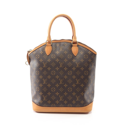 ロックイット ヴェルティカル モノグラム ハンドバッグ PVC レザー ブラウン ルイヴィトン バッグ LOUIS VUITTON