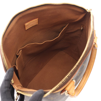 ロックイット ヴェルティカル モノグラム ハンドバッグ PVC レザー ブラウン ルイヴィトン バッグ LOUIS VUITTON