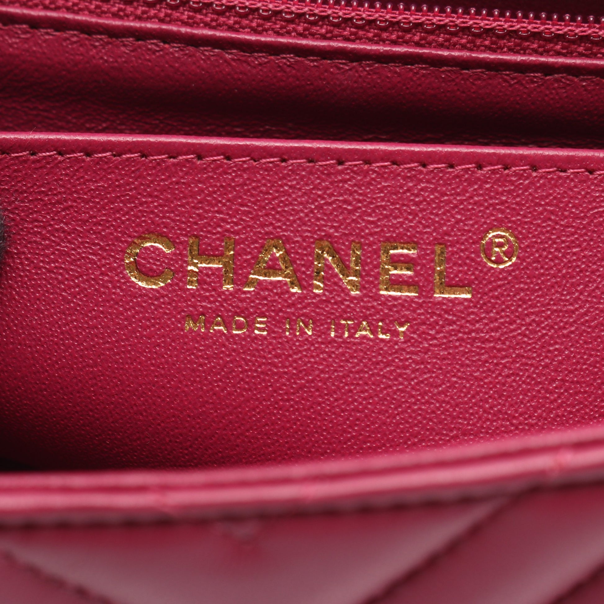 ミニマトラッセ20 チェーンショルダーバッグ ラムスキン ボルドー ゴールド金具 シャネル バッグ CHANEL
