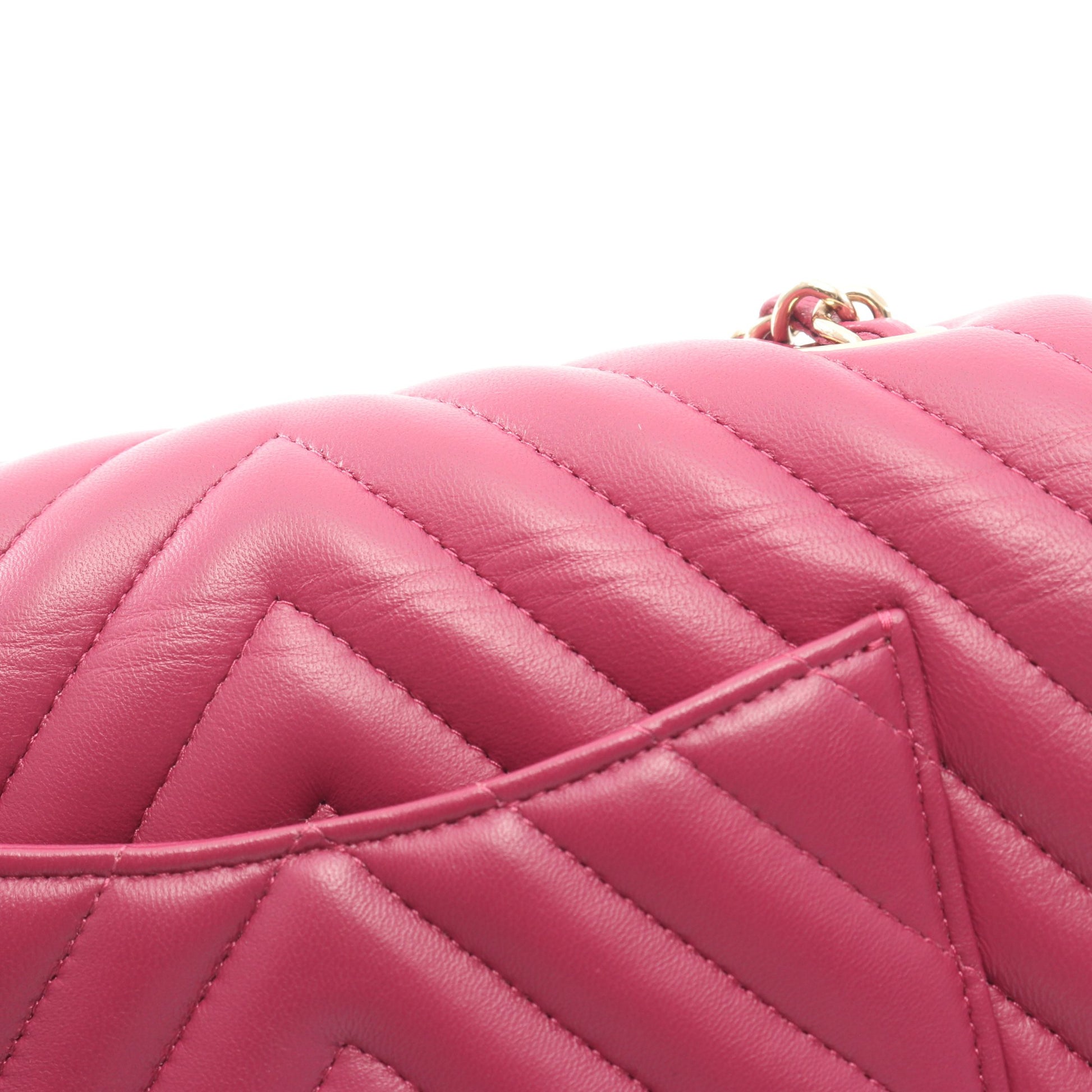 ミニマトラッセ20 チェーンショルダーバッグ ラムスキン ボルドー ゴールド金具 シャネル バッグ CHANEL