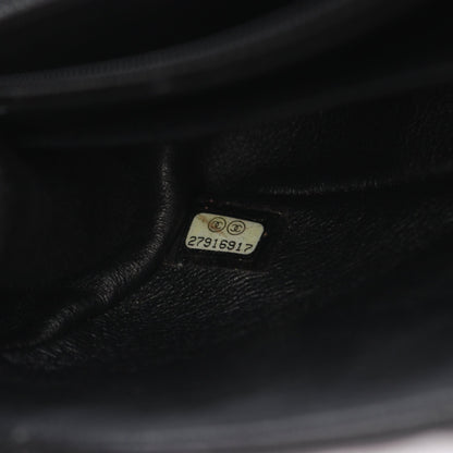 マトラッセ アイコン チェーンショルダーバッグ ラムスキン ブラック ゴールド金具 シャネル バッグ CHANEL