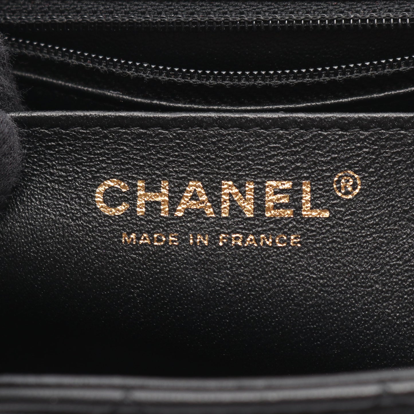 マトラッセ アイコン チェーンショルダーバッグ ラムスキン ブラック ゴールド金具 シャネル バッグ CHANEL