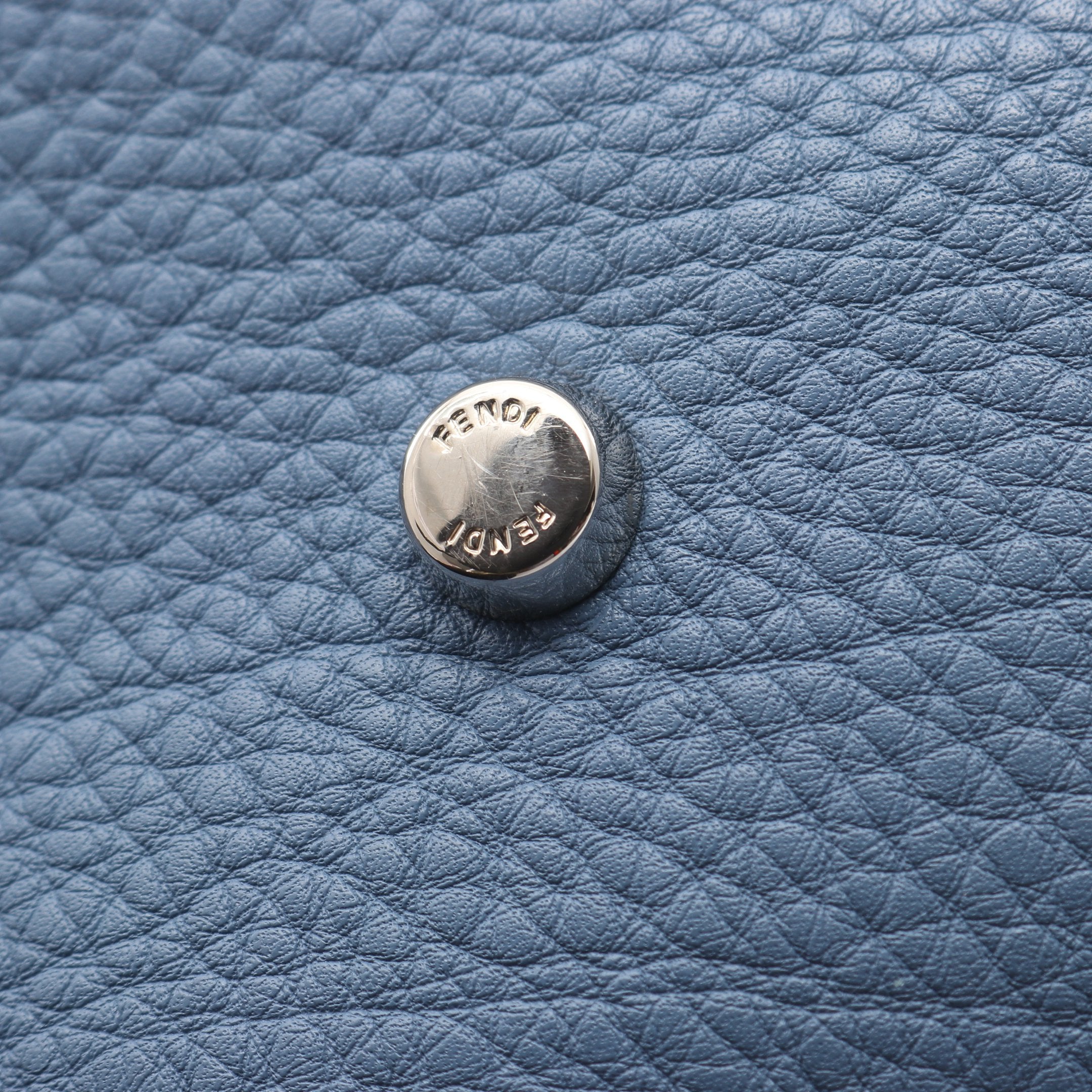 ピーカブー レギュラー セレリア ハンドバッグ レザー ブルーグレー