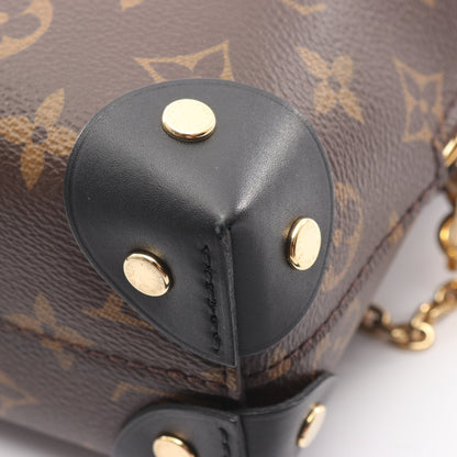 プティット マル スープル モノグラム ハンドバッグ PVC レザー ブラウン ブラック 2WAY ルイヴィトン バッグ LOUIS VUITTON