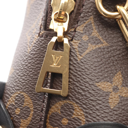 プティット マル スープル モノグラム ハンドバッグ PVC レザー ブラウン ブラック 2WAY ルイヴィトン バッグ LOUIS VUITTON