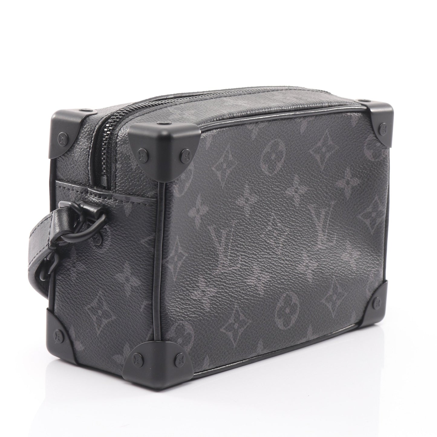 ミニ ソフトトランク モノグラムエクリプス チェーンショルダーバッグ PVC レザー ブラック ルイヴィトン バッグ LOUIS VUITTON