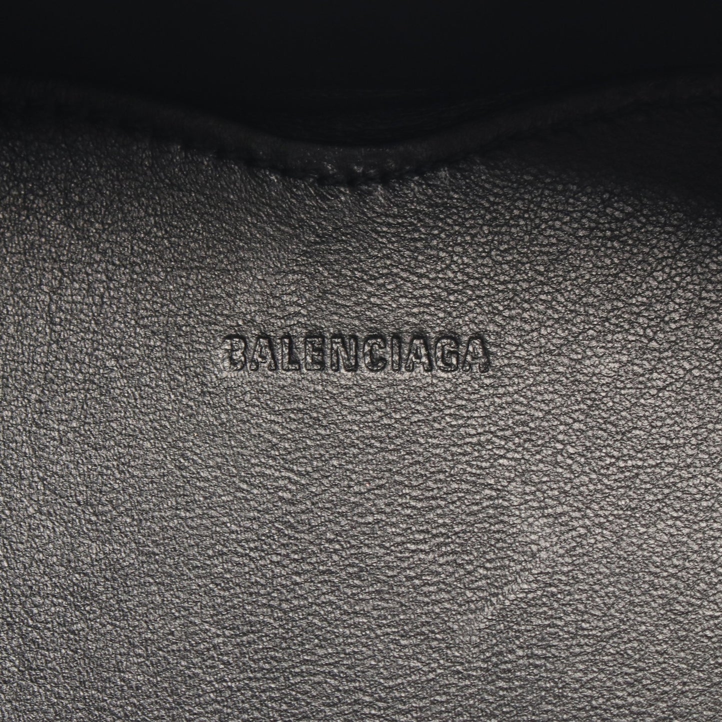 LE CAGOLE HEART ポーチ ハート レザー ブラック バレンシアガ 財布・小物 BALENCIAGA