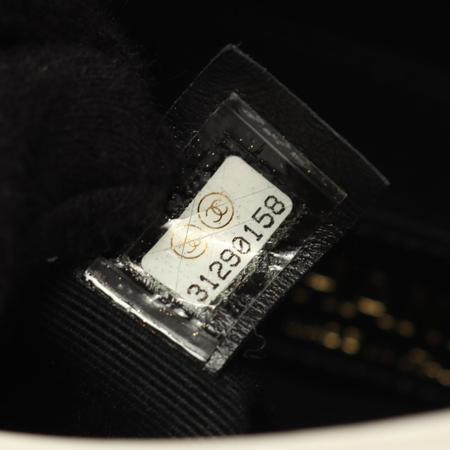 マトラッセ フェイクパール ショルダーバッグ ショルダーバッグ レザー ホワイト ゴールド金具 シャネル バッグ CHANEL