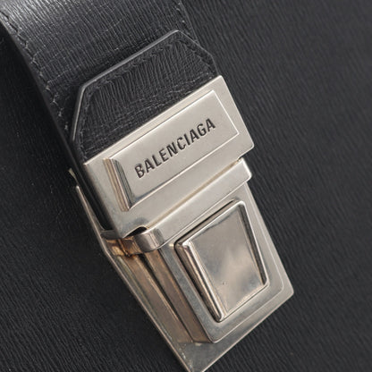 タック ショルダーバッグ レザー ブラック バレンシアガ バッグ BALENCIAGA