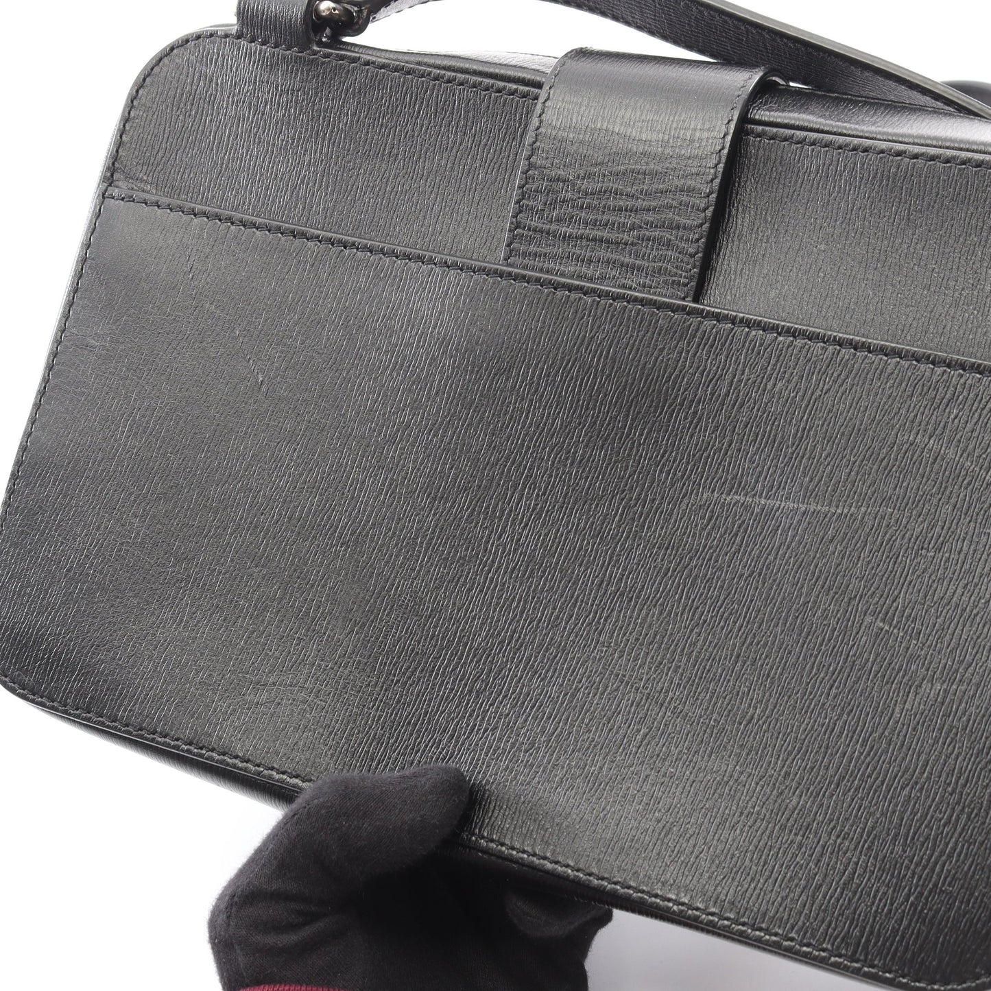 タック ショルダーバッグ レザー ブラック バレンシアガ バッグ BALENCIAGA
