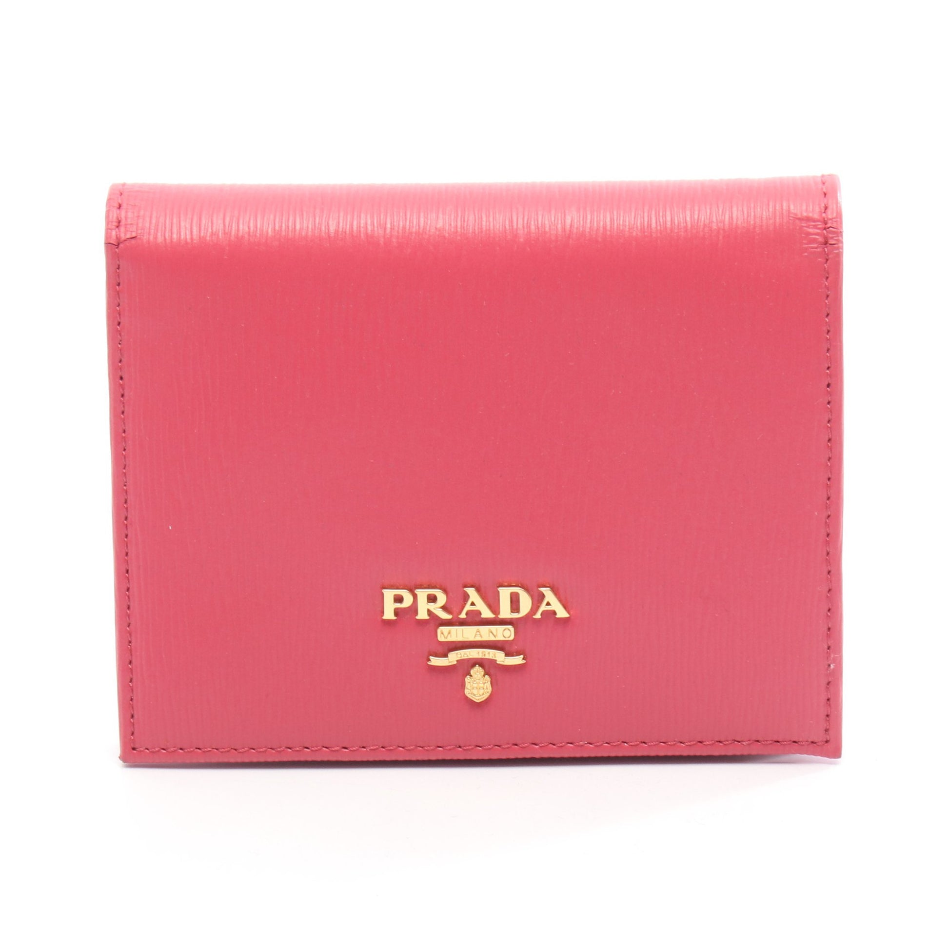 VITELLO MOVE BI ヴィッテロ 二つ折り財布 レザー ピンク プラダ 財布・小物 PRADA