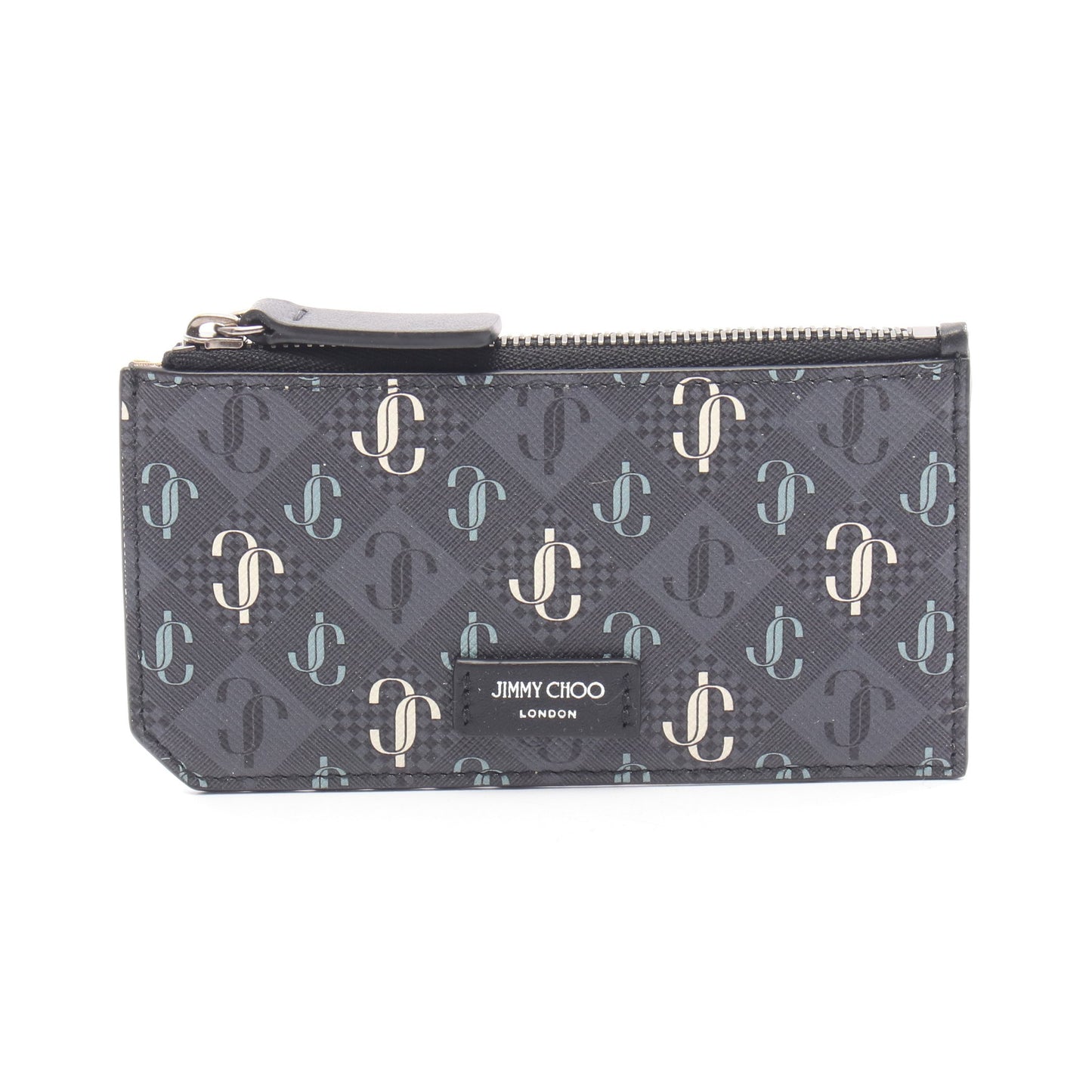 フラグメントケース カードケース コインケース PVC ダークグレー マルチカラー ジミーチュウ 財布・小物 JIMMY CHOO