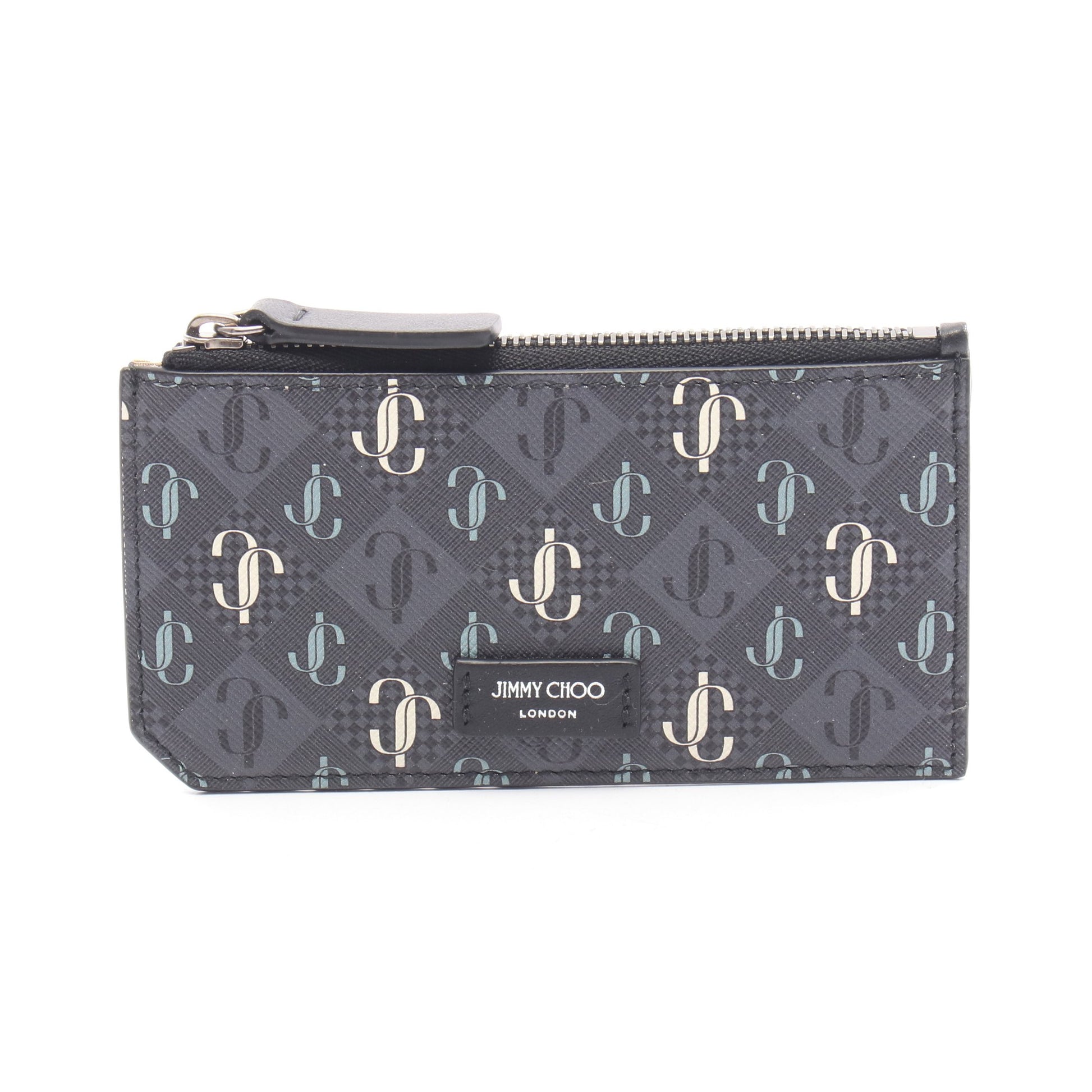 フラグメントケース カードケース コインケース PVC ダークグレー マルチカラー ジミーチュウ 財布・小物 JIMMY CHOO
