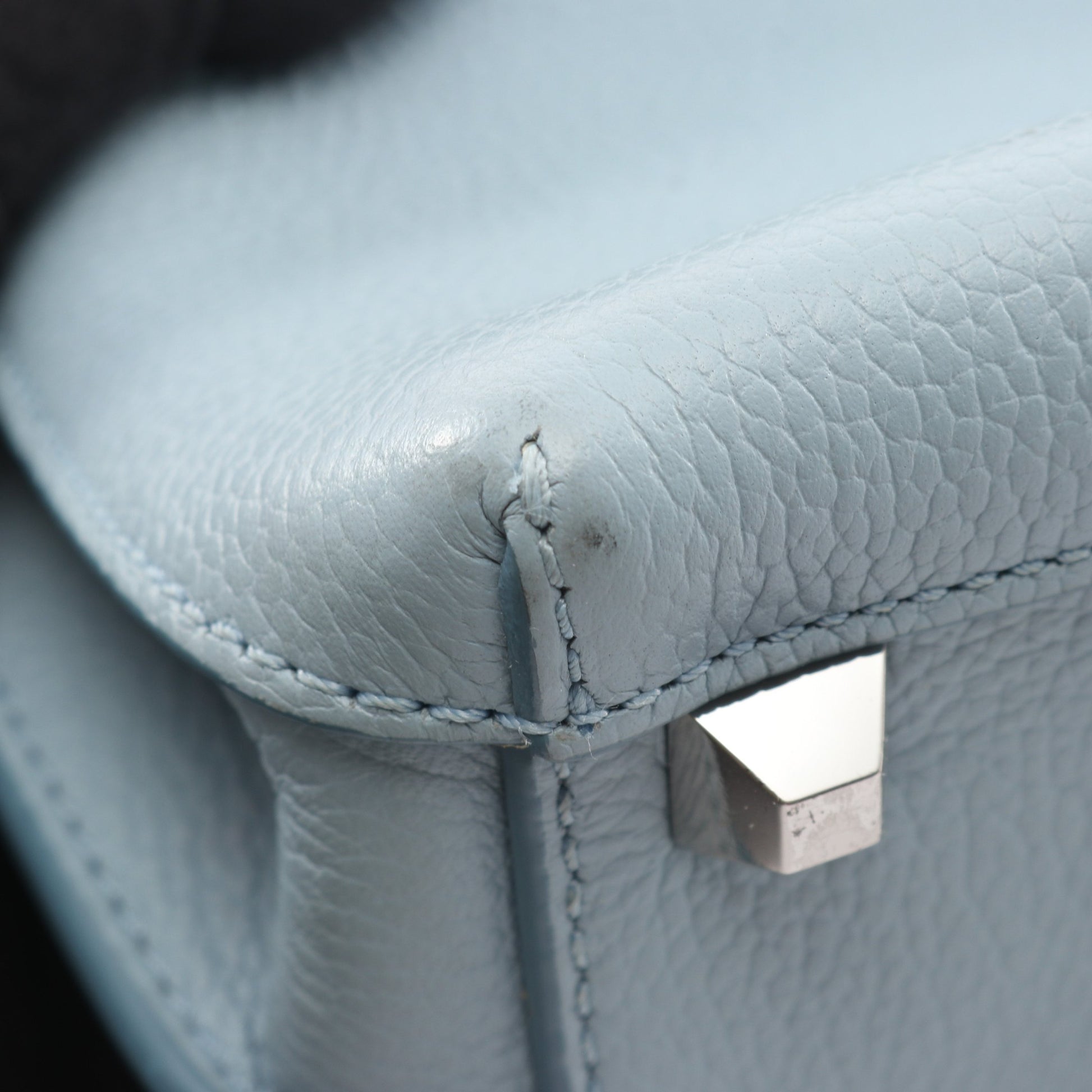 ハンドバッグ レザー ライトブルー 2WAY エムシーエム バッグ MCM