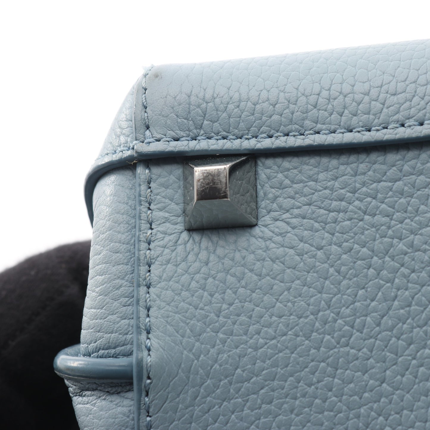 ハンドバッグ レザー ライトブルー 2WAY エムシーエム バッグ MCM