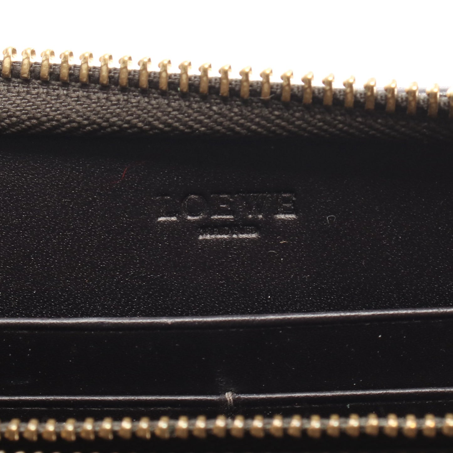 アナグラム ラウンドファスナー長財布 ヌバック レザー ライトブラウン ダークブラウン ロエベ 財布・小物 LOEWE