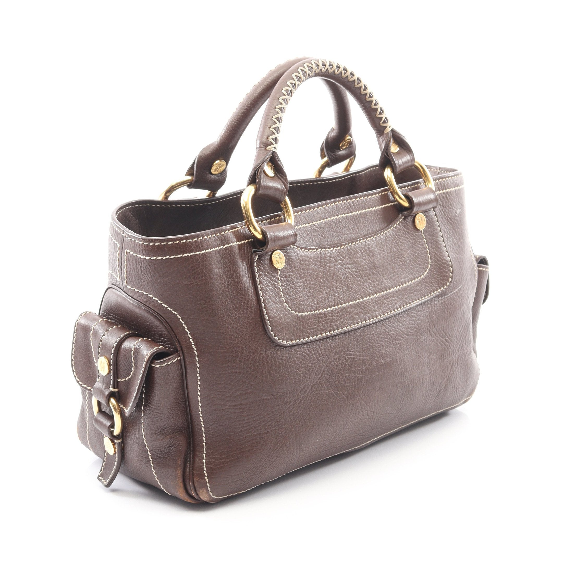 ブギーバッグ ハンドバッグ レザー ダークブラウン セリーヌ – RECLO