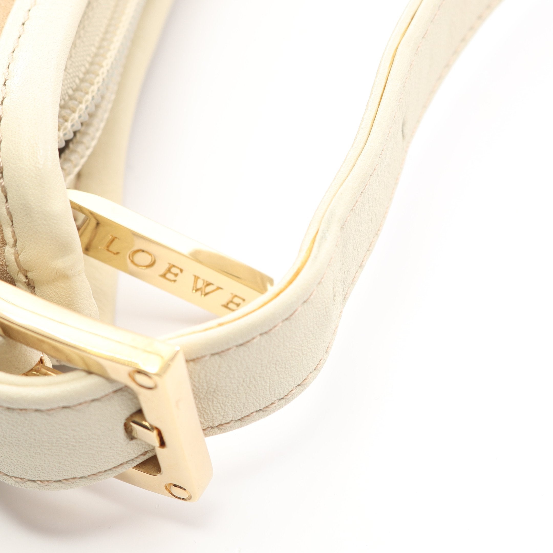 アナグラム ワンショルダーバッグ スエード レザー ベージュ