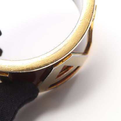 バングル GP ゴールド ブラック ヴィンテージ シャネル アクセサリー CHANEL