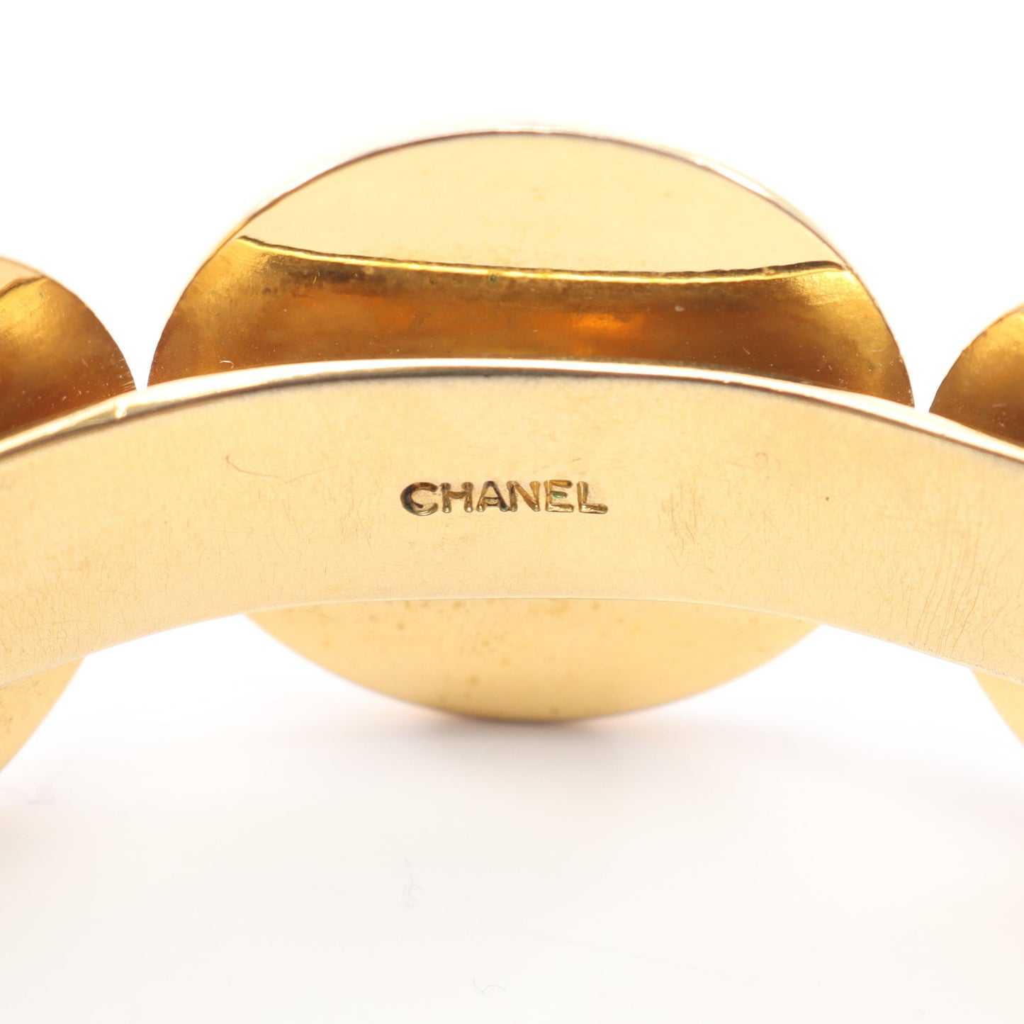 ココマーク コイン バングル GP ゴールド ヴィンテージ シャネル アクセサリー CHANEL