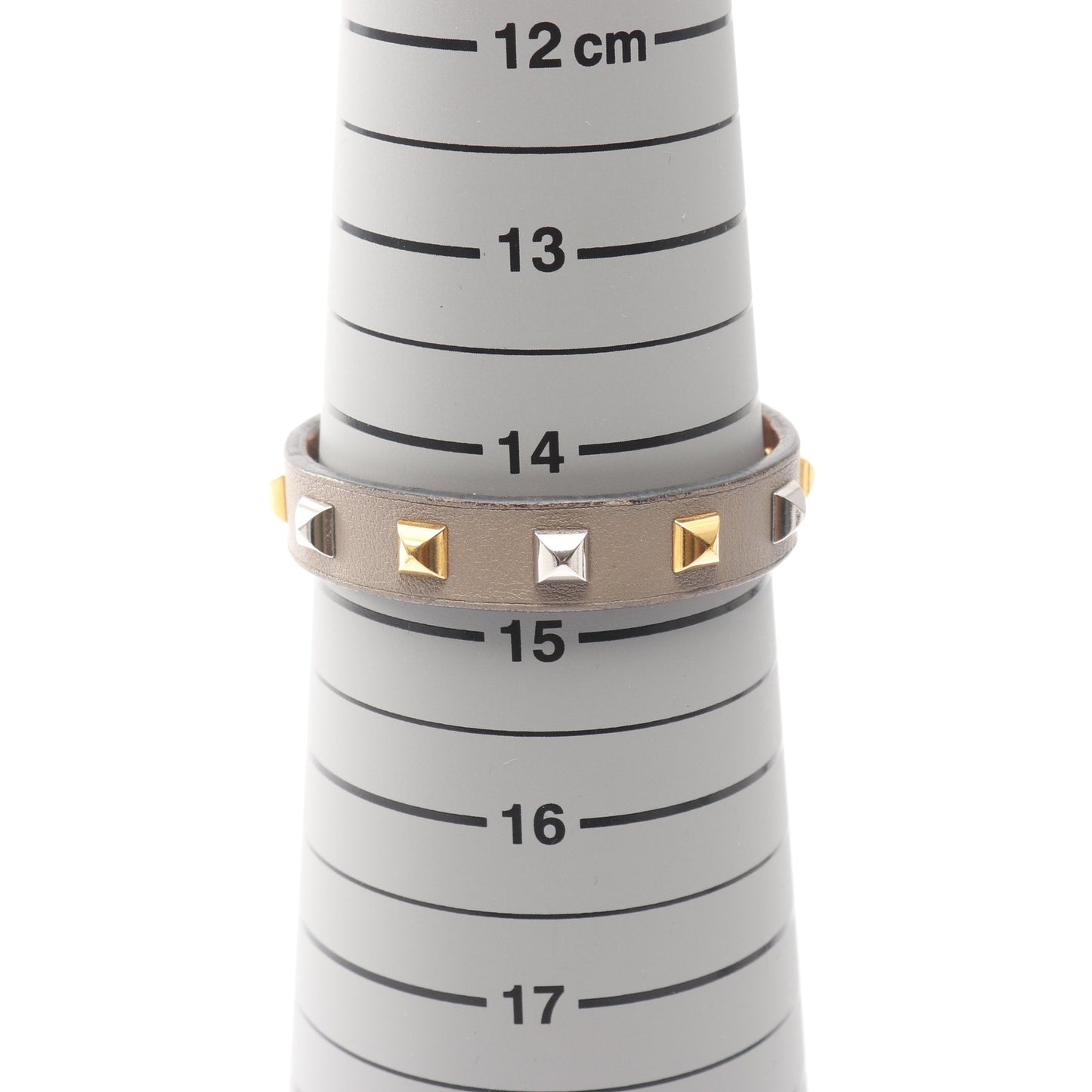 ミニドッグ クルー ブレスレット ヴォースイフト グレー A刻印 エルメス アクセサリー HERMES