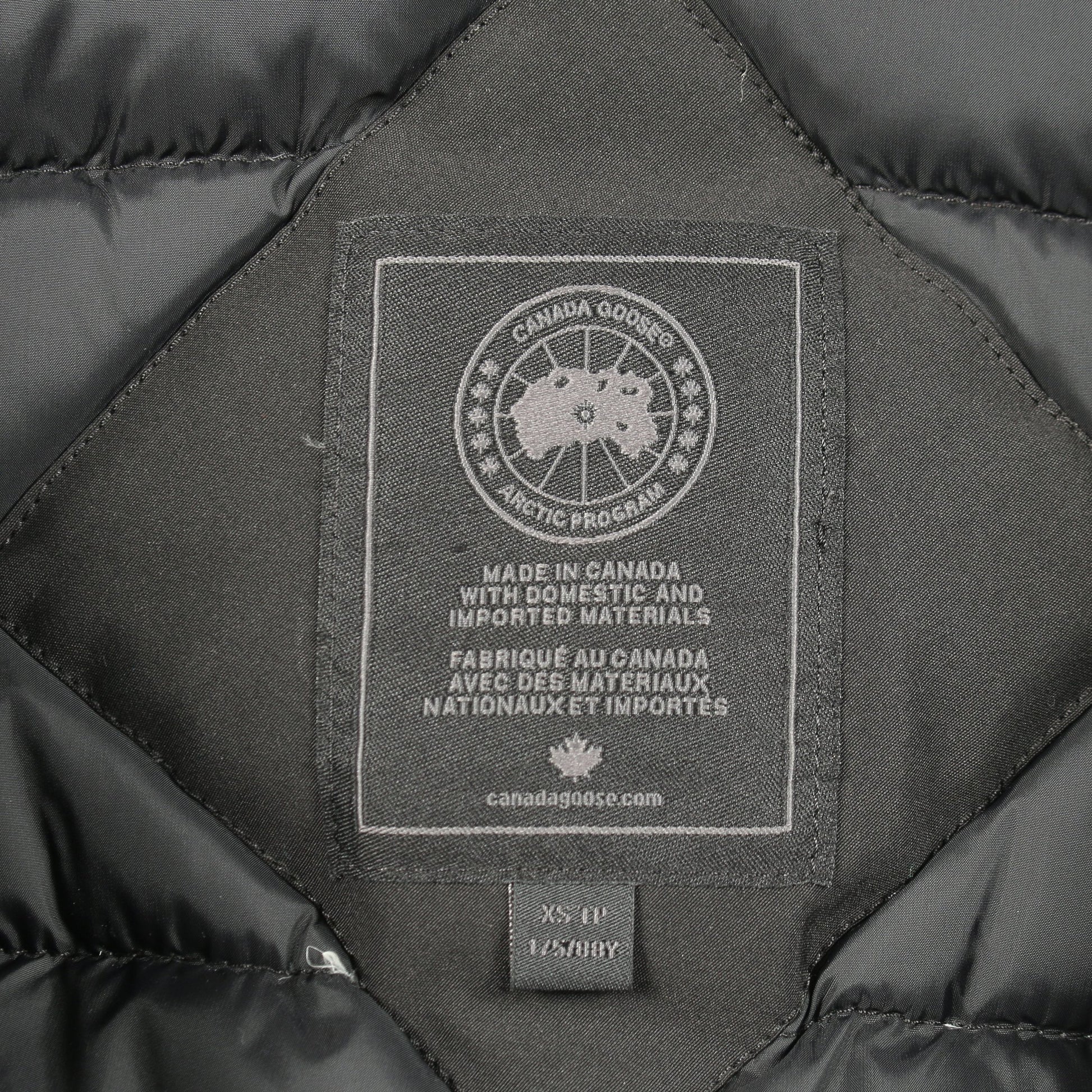 BORDEN BOMBER BLACK LABEL ダウンジャケット ブラック カナダグース アウター CANADA GOOSE