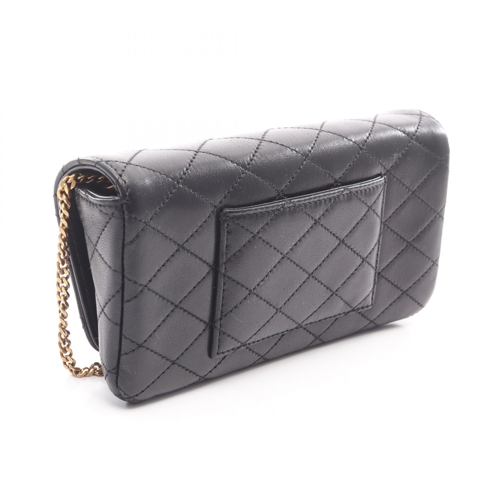 SAINT LAURENT PARIS サンローランパリ ショルダーバッグ Gaby フォンホルダー Gaby フォンホルダー ショルダーバッグ レザー ブラック サンローラン