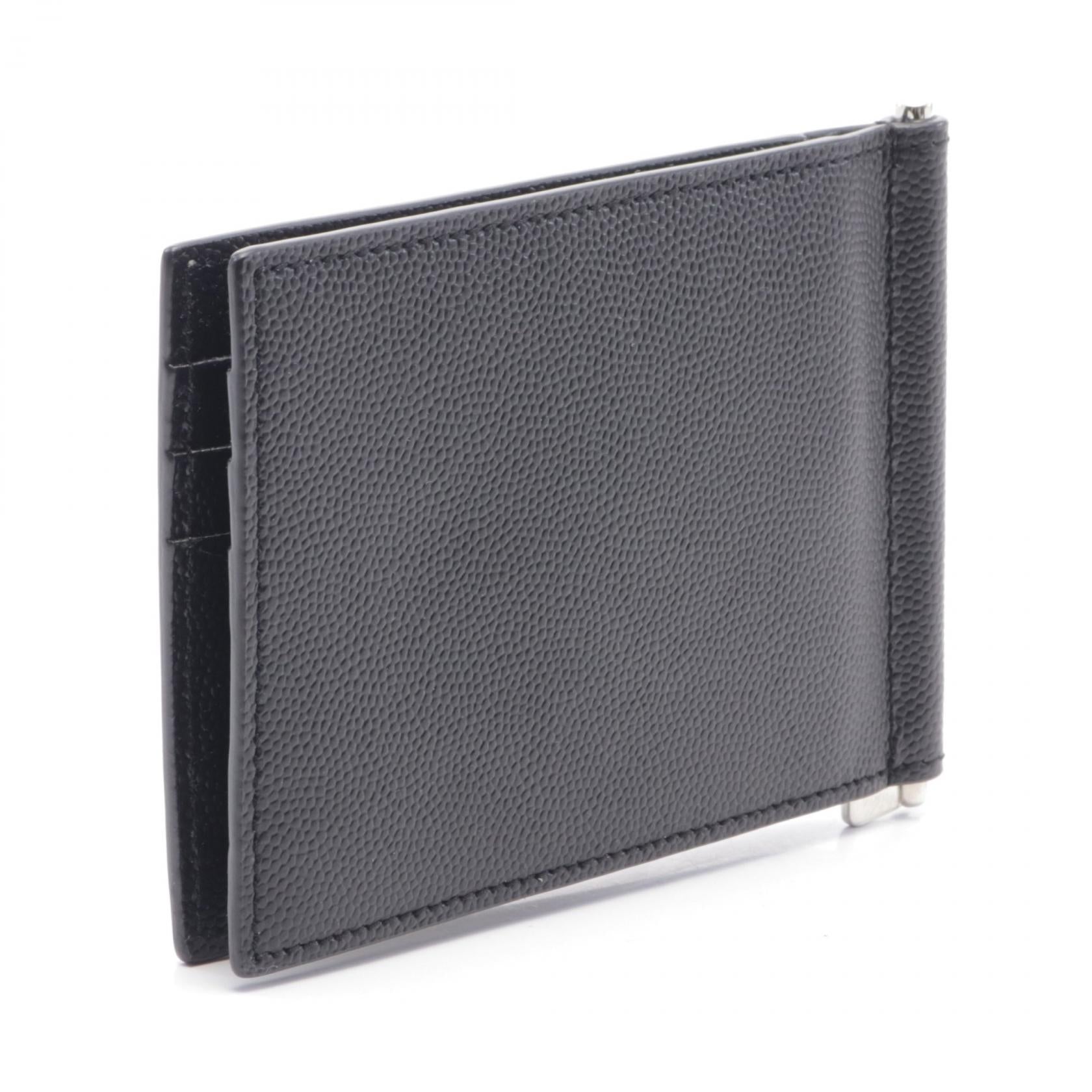 サンローランパリ(ビルクリップウォレット) クラシック サンローラン ビルクリップ ウォレット 二つ折り財布