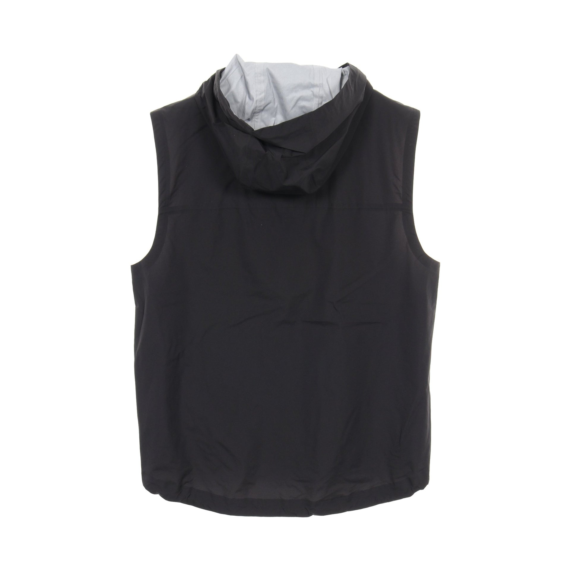 ロゴ ベスト ナイロン ブラック フード付き プラダスポーツ リネアロッサ アウター PRADA SPORT LINEA ROSSA