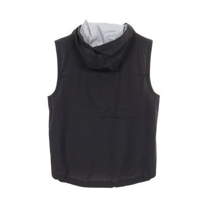 ロゴ ベスト ナイロン ブラック フード付き プラダスポーツ リネアロッサ アウター PRADA SPORT LINEA ROSSA