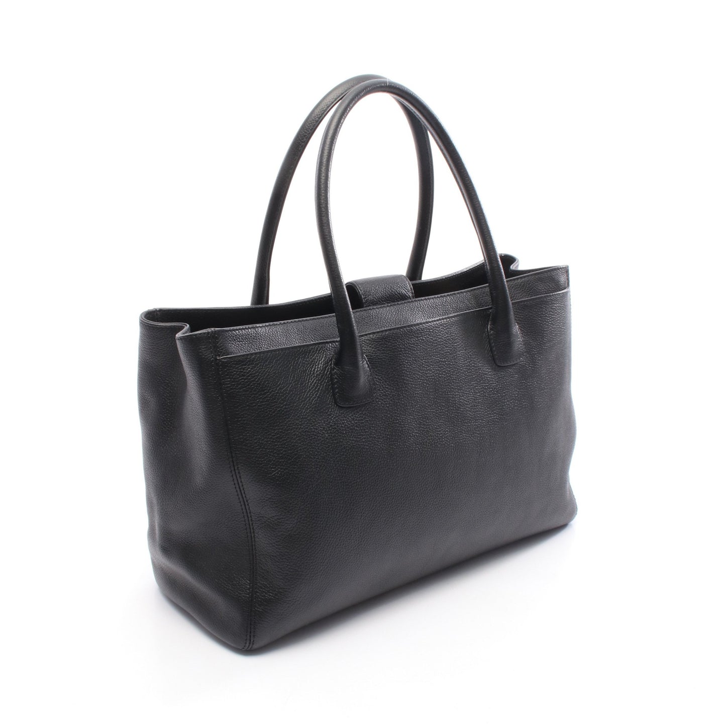 エグゼクティブトート ハンドバッグ トートバッグ レザー ブラック ゴールド金具 2WAY シャネル バッグ CHANEL