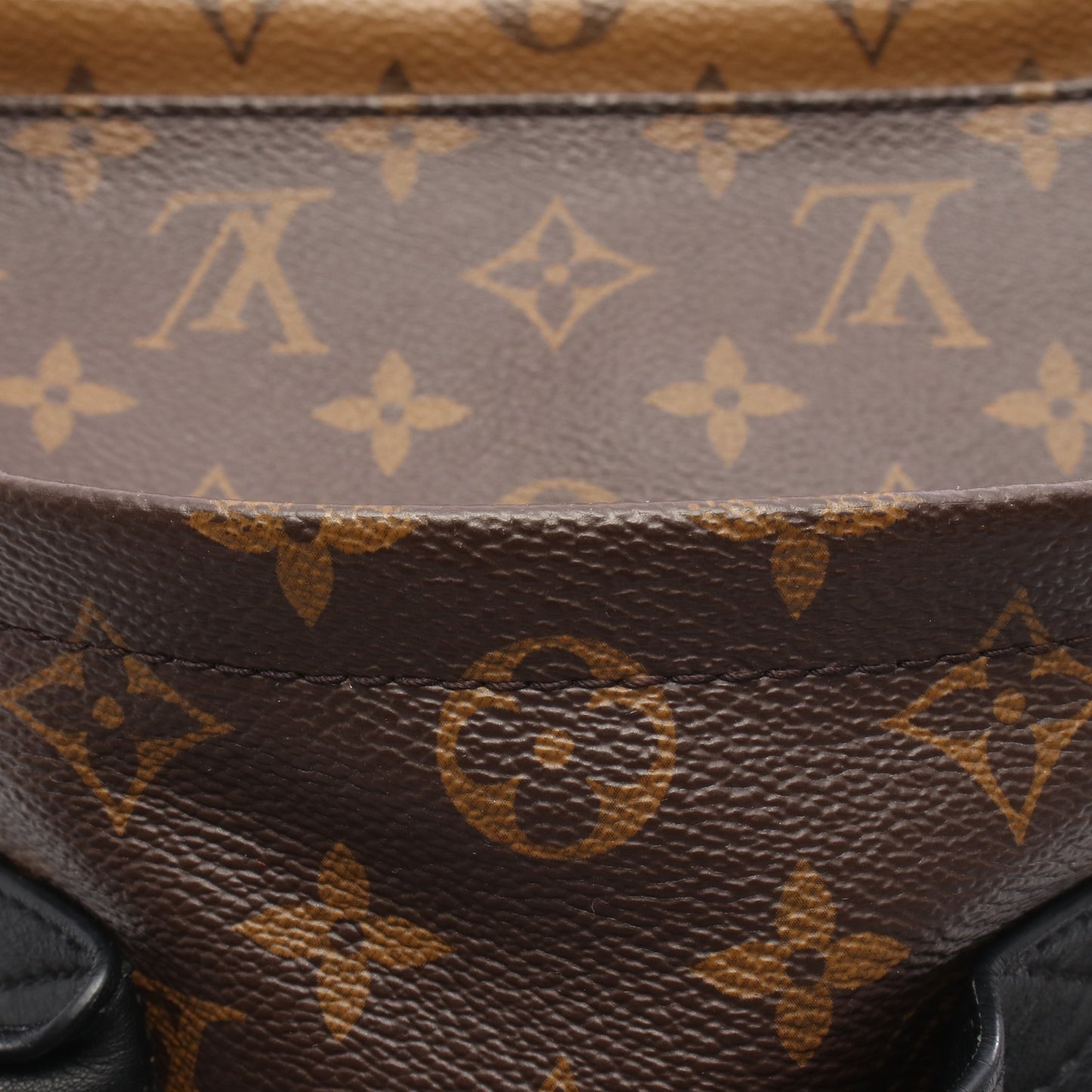 パームスプリングス バックパックPM モノグラム リバース リュックサック PVC レザー ブラウン ベージュ ルイヴィトン バッグ LOUIS VUITTON