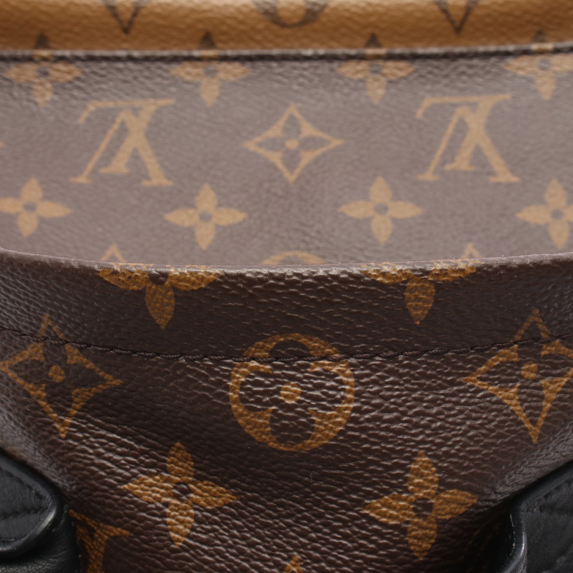 パームスプリングス バックパックPM モノグラム リバース リュックサック PVC レザー ブラウン ベージュ ルイヴィトン バッグ LOUIS VUITTON