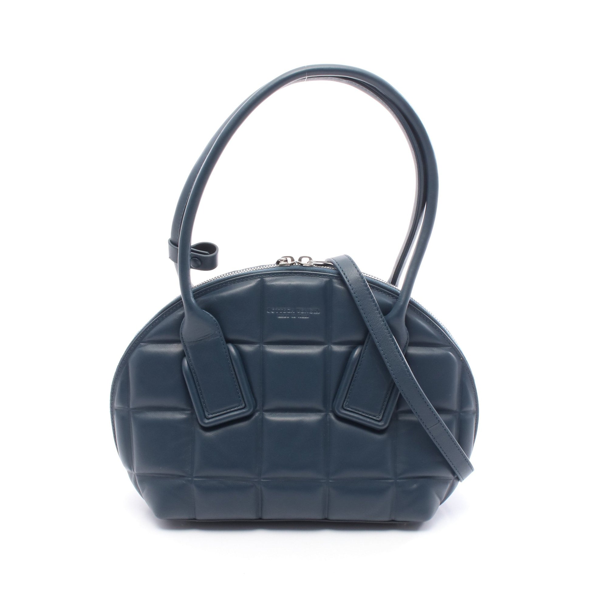 ザ スウープ ハンドバッグ レザー ブルーグリーン 2WAY ボッテガヴェネタ バッグ BOTTEGA VENETA