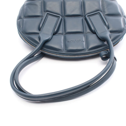 ザ スウープ ハンドバッグ レザー ブルーグリーン 2WAY ボッテガヴェネタ バッグ BOTTEGA VENETA