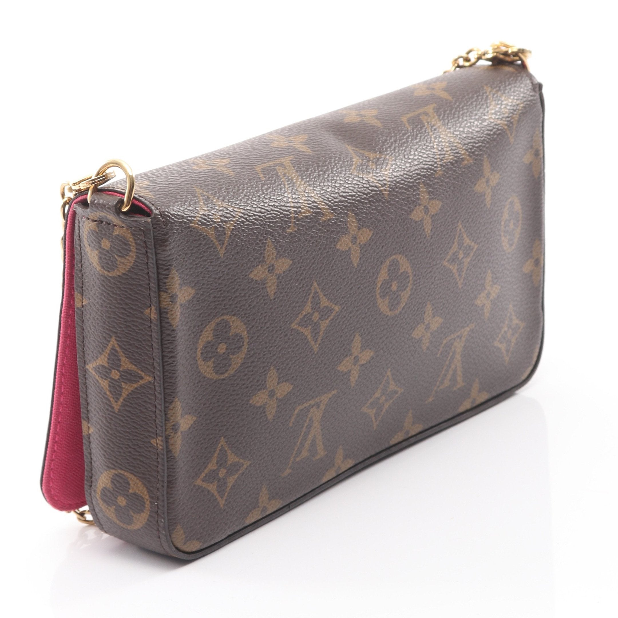 LOUIS VUITTON ルイヴィトン モノグラム ヴィヴィエンヌ ポシェット フェリシー ショルダーバッグ チェーンバッグ ショルダーウォレット ブラウン PVC M80859 ゴールド金具 ポシェット フェリシー モノグラム ヴィヴィエンヌ チェーンショルダー