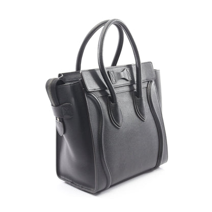 ラゲージ マイクロショッパー ハンドバッグ トートバッグ レザー ブラック セリーヌ バッグ CELINE