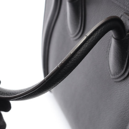 ラゲージ マイクロショッパー ハンドバッグ トートバッグ レザー ブラック セリーヌ バッグ CELINE