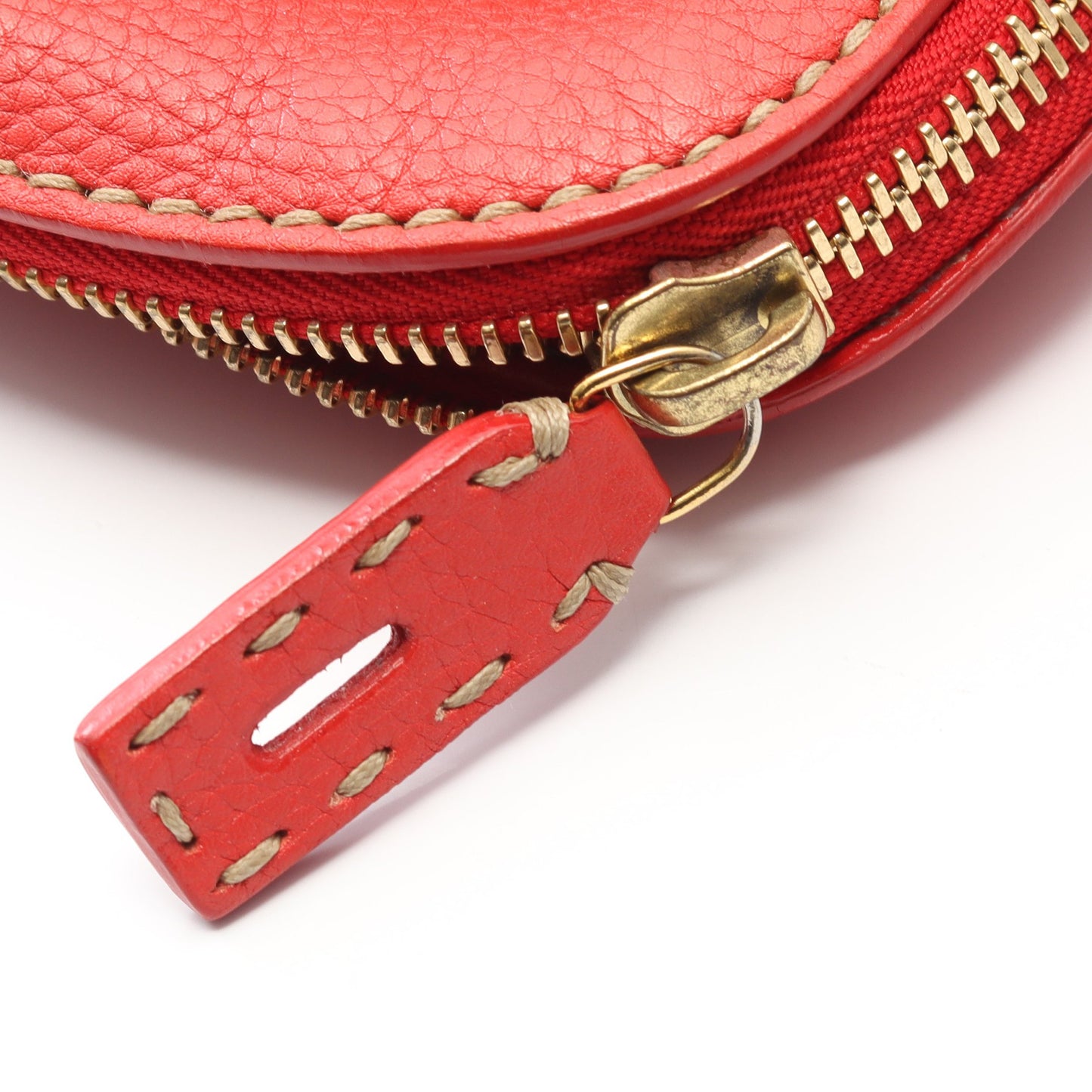 セレリア トゥーバッグ ショルダーバッグ レザー レッド フェンディ バッグ FENDI
