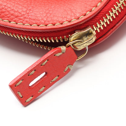 セレリア トゥーバッグ ショルダーバッグ レザー レッド フェンディ バッグ FENDI