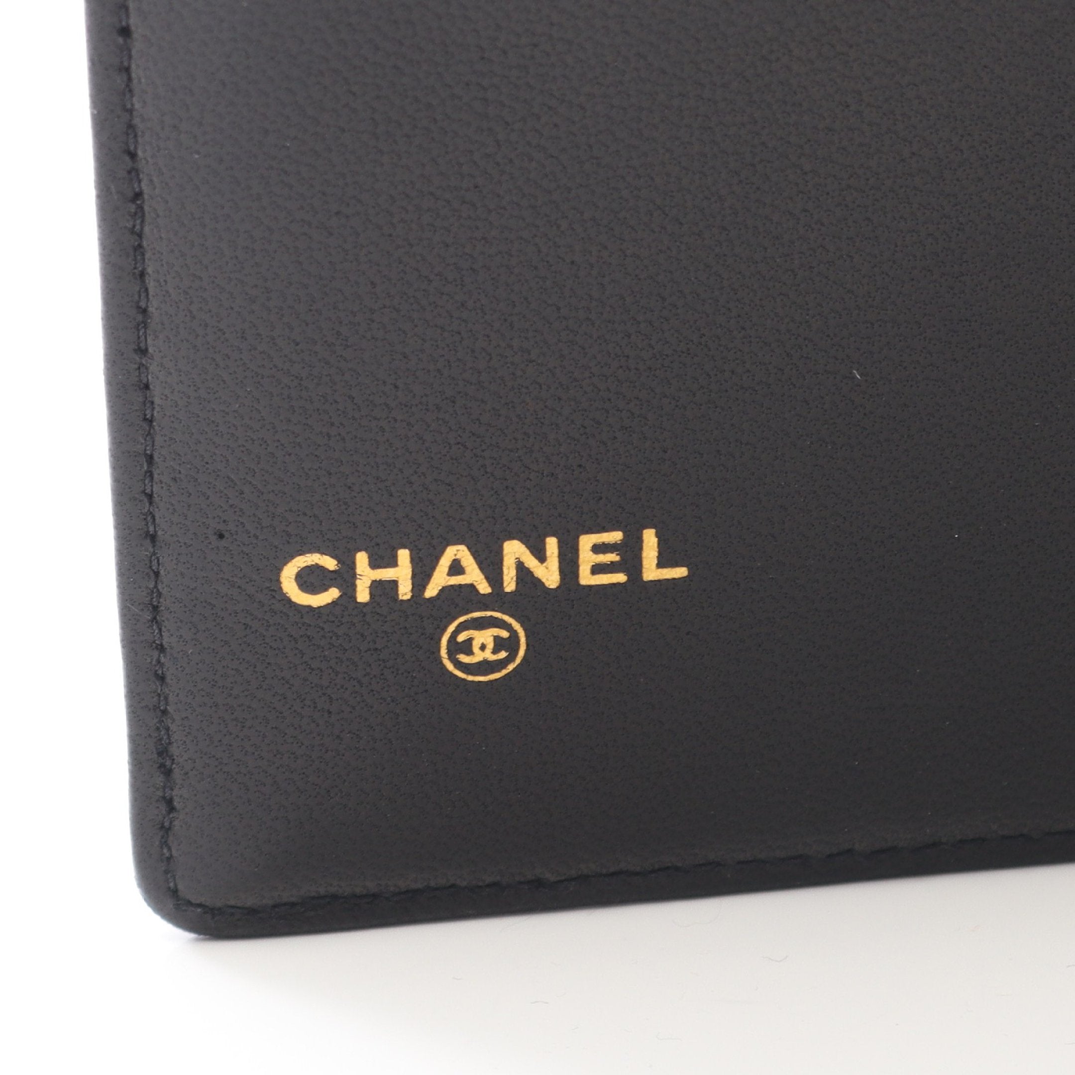 【格安】CHANEL　デカココ　がま口　ブラック　二つ折り財布　財布　長財布 格安】CHANEL デカココ がま口 ブラック 二つ折り財布 財布 長財布